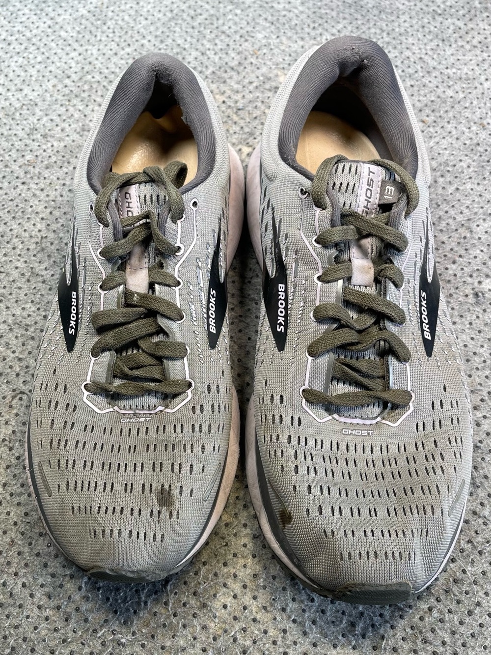 Brooks Ghost 13 Grey Running Shoes Size 11 Women’s - Picture 11 of 13